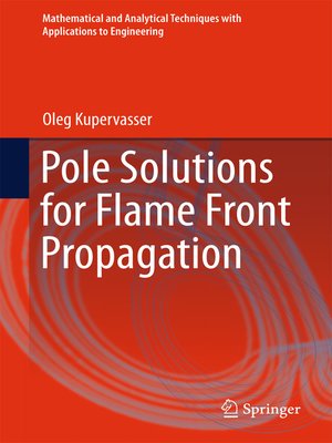 cover image of Pole Solutions for Flame Front Propagation